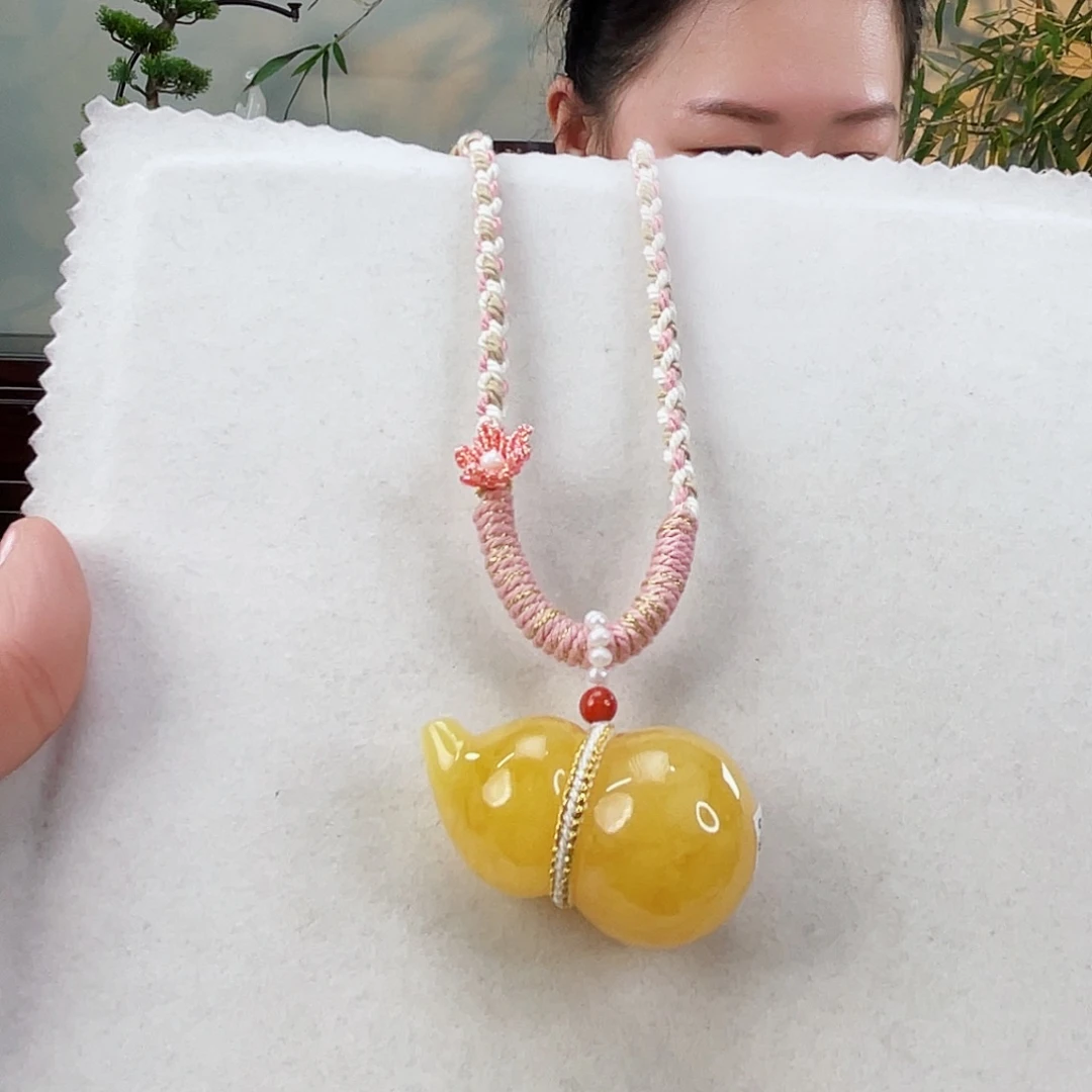 蜜蜡颈饰未镶嵌蜜蜡