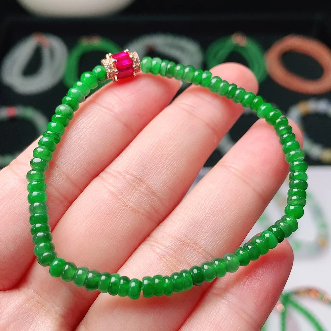 未镶嵌手链翡翠翡翠