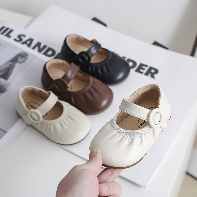 学步鞋防滑新款小童鞋春秋女宝宝小皮鞋公主鞋婴儿软底1-3岁鞋