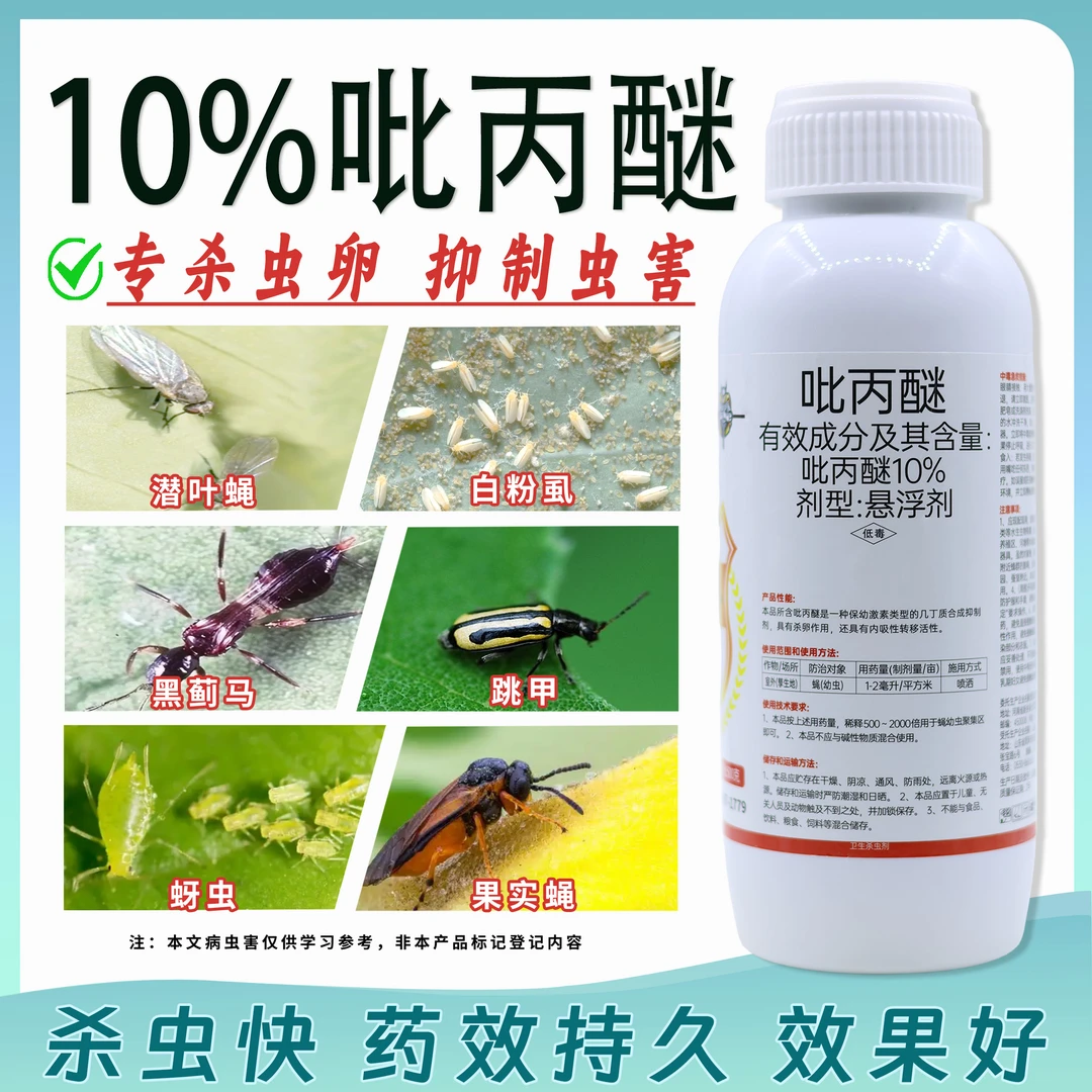 吡丙醚果树蔬菜通用杀虫杀卵剂防治蓟马蚜虫白粉虱专用杀虫剂农药