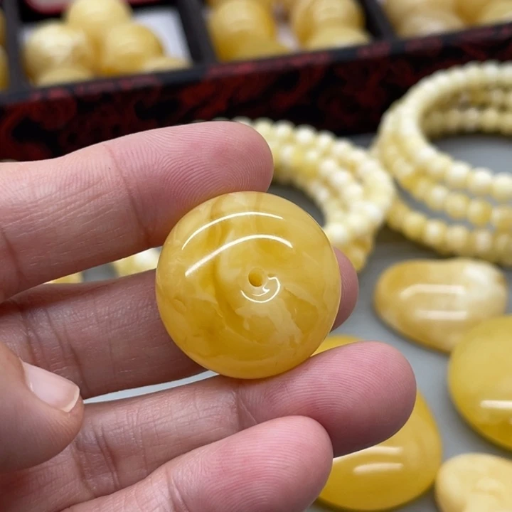 琥珀未镶嵌裸石蜜蜡