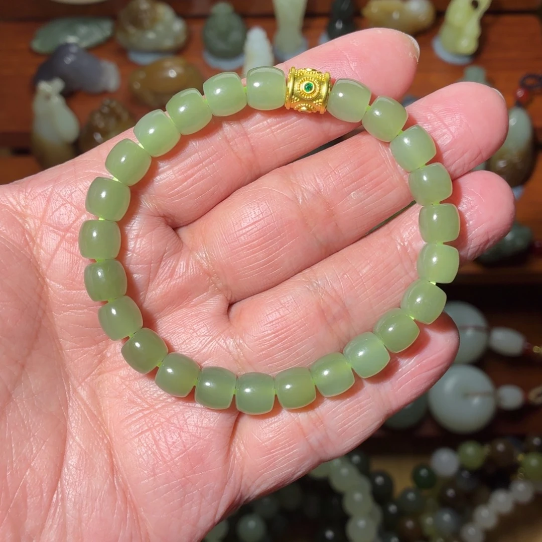 和田玉未镶嵌手串
