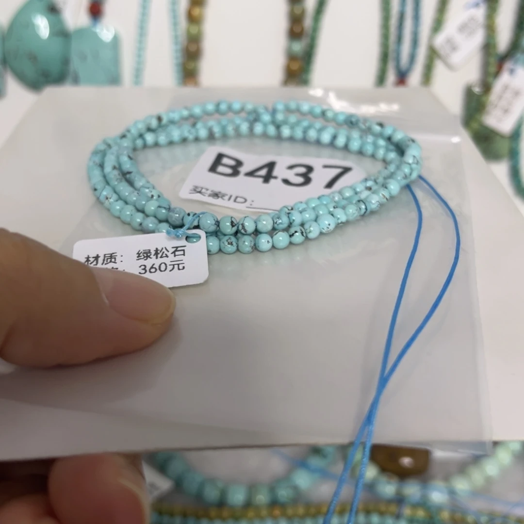 绿松石未镶嵌颈饰