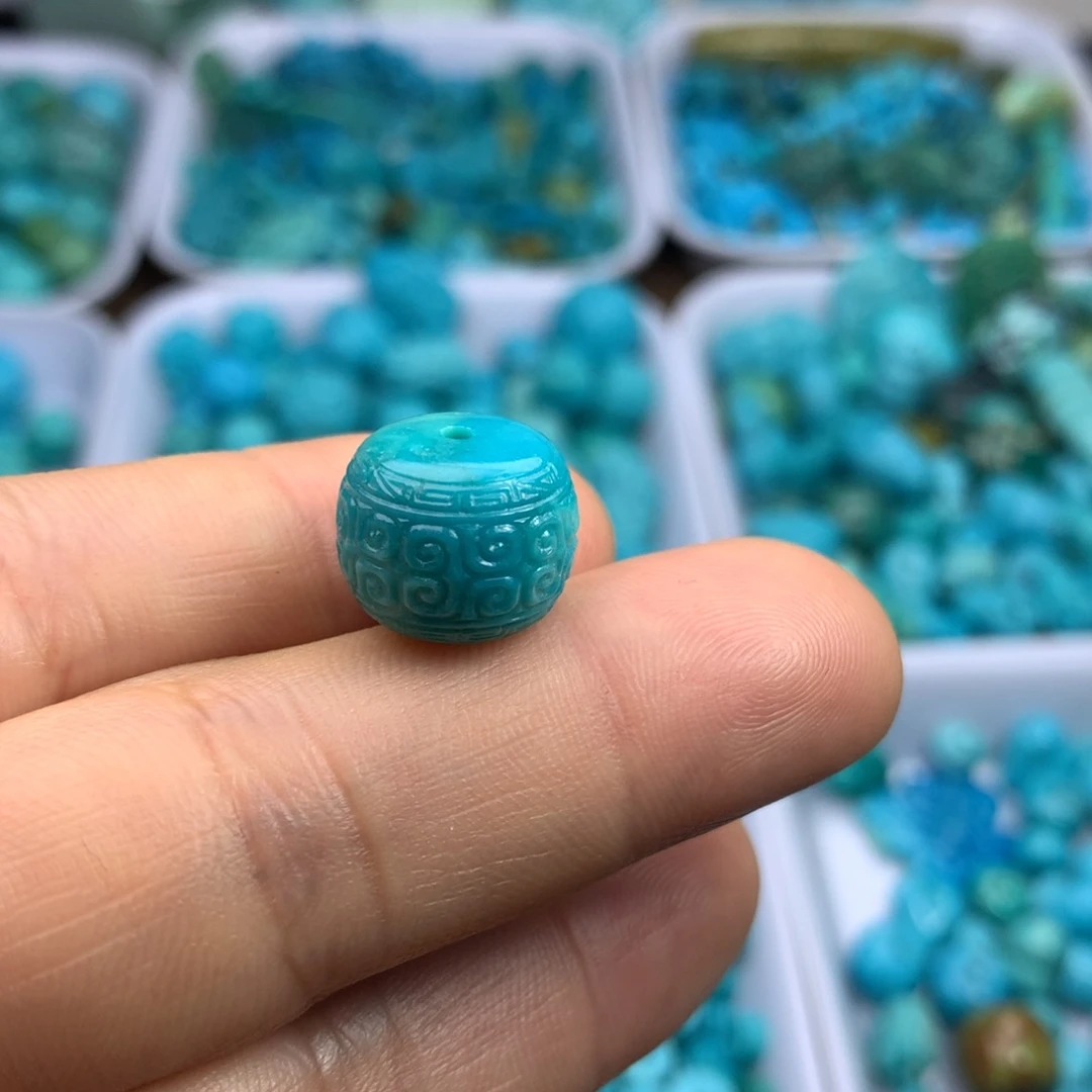 绿松石未镶嵌吊坠(不含链)