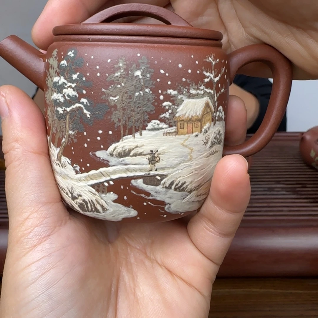 来***风紫砂茶壶宜兴紫砂壶