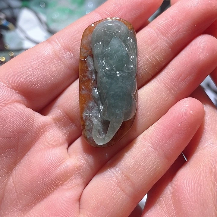 翡翠未镶嵌颈饰天然