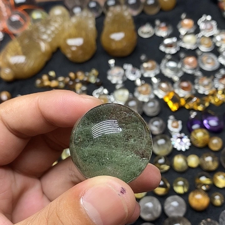 水晶珠宝半成品未镶嵌