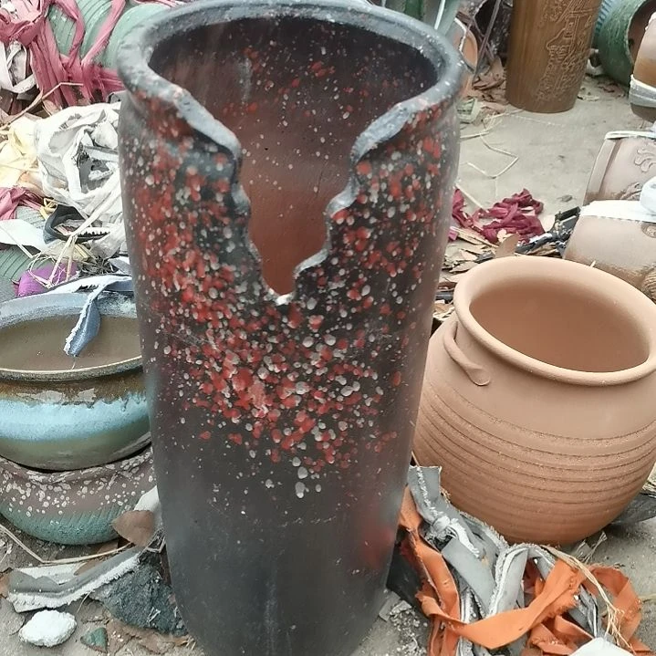 红陶口20高51瑕疵