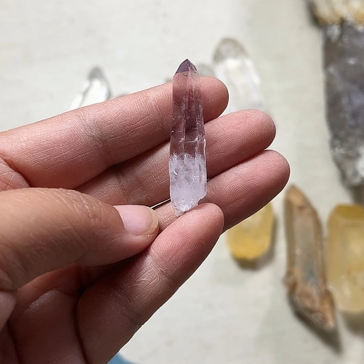 快***子未镶嵌珠宝半成品水晶