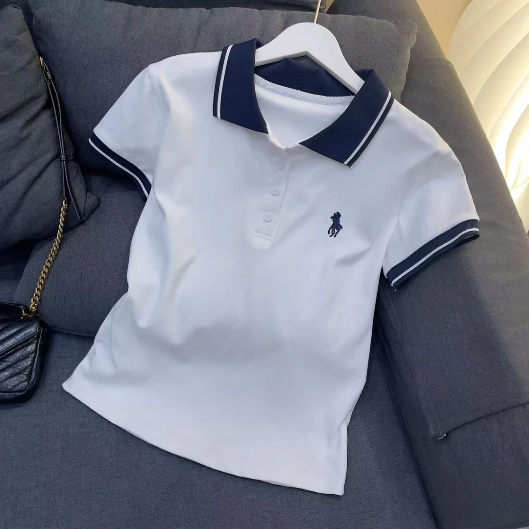 10XLJ衬衫领小马半袖 25458