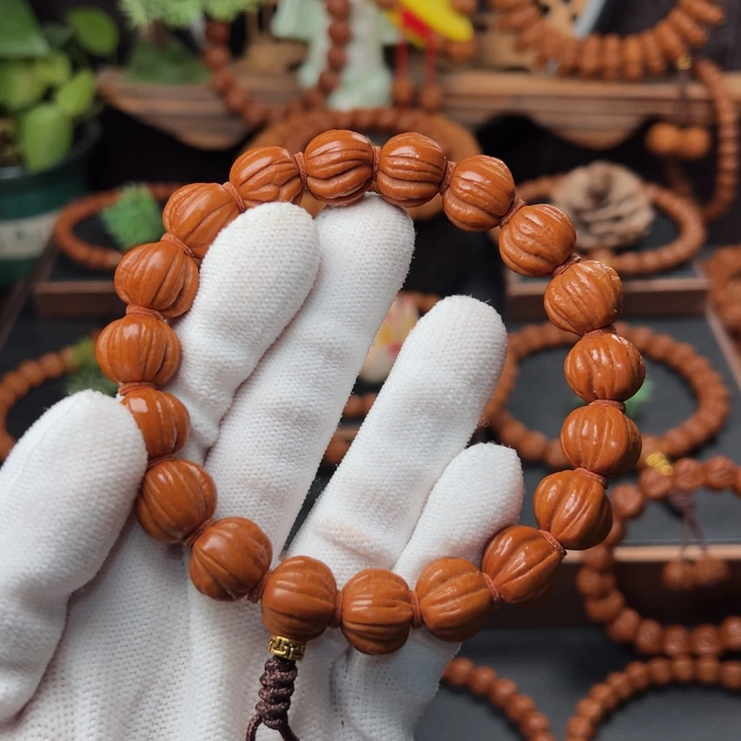 吊坠桃核1.4桃八棱手持