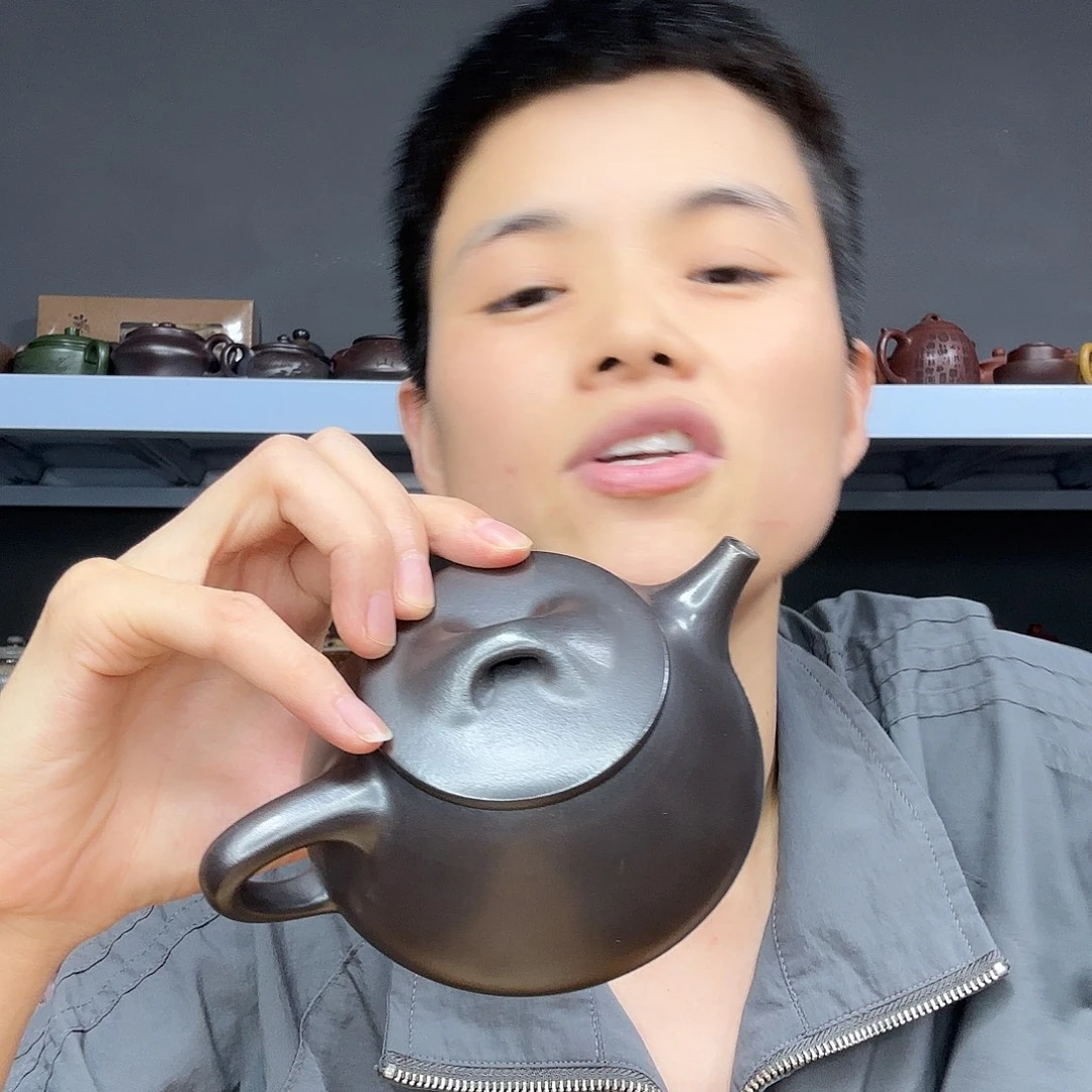 底槽青茶壶民间手艺人全手工制作