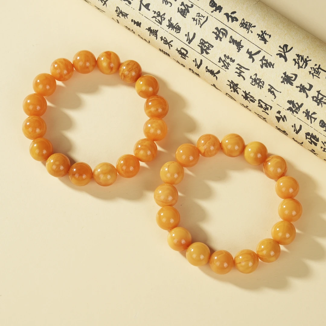 【云上叙】蜜蜡手串-多样性发其一-12mm-V26529-13（东哥）