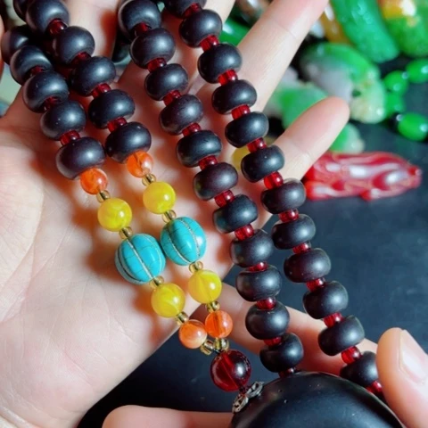 紫金钵盂菩提把件