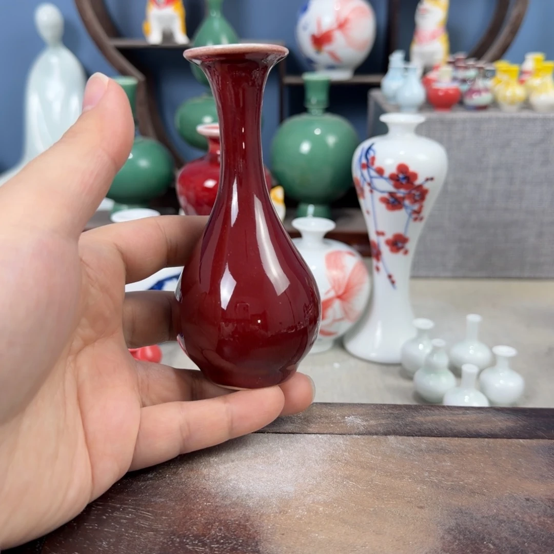 陶瓷手工小花器摆件