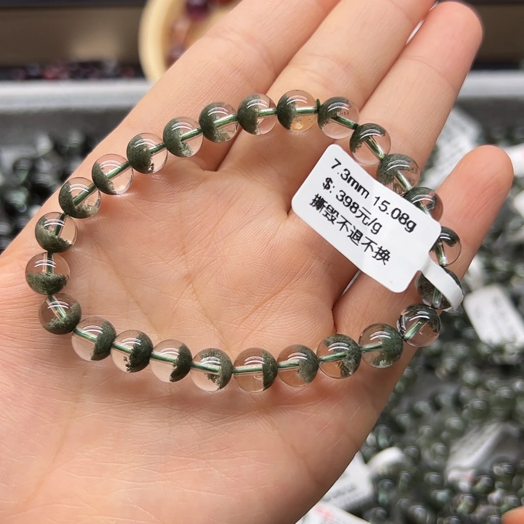 水晶手链未镶嵌天然水晶