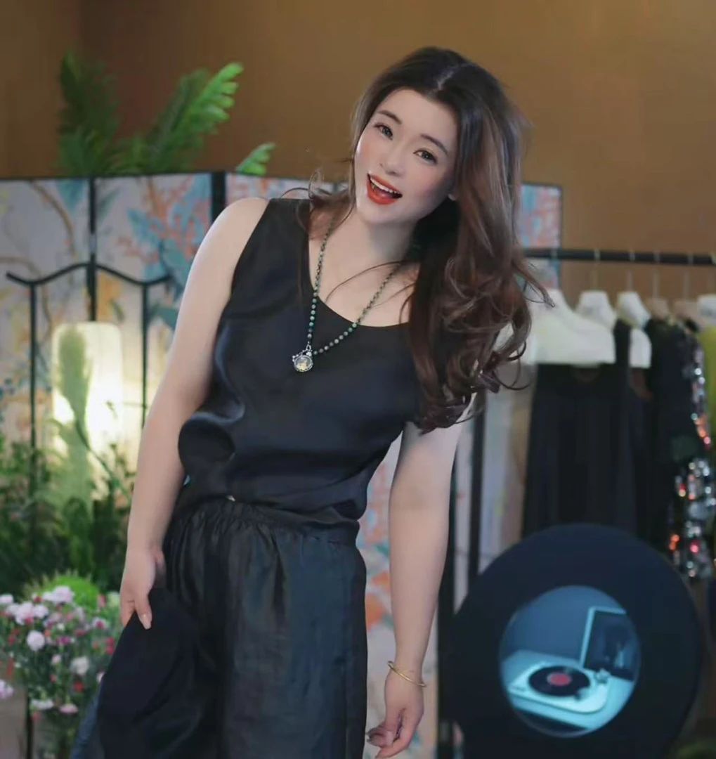 【皮子老料背心】桑蚕丝古法香云纱传统工艺经典耐穿上衣