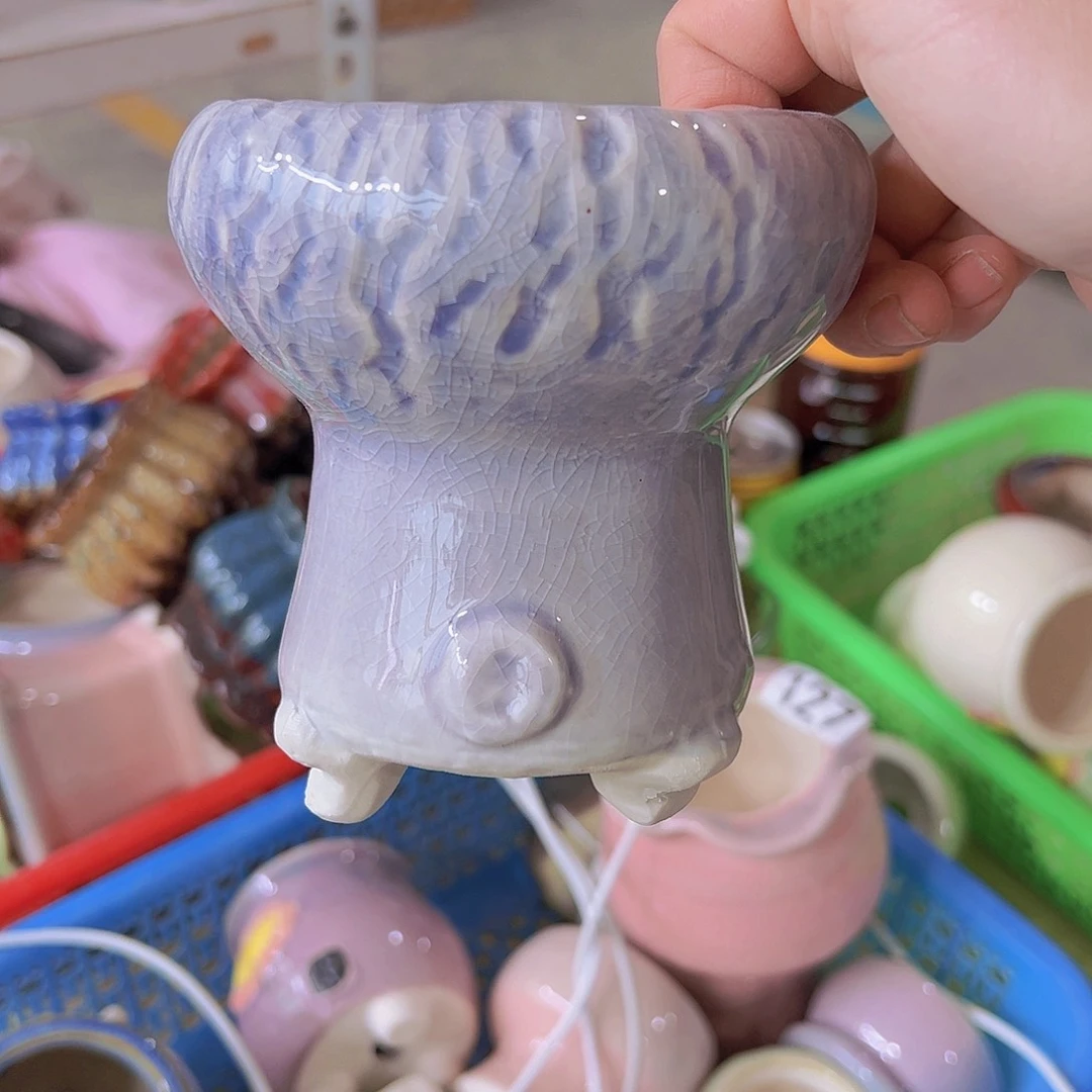 红陶陶瓷花盆当场满12包邮