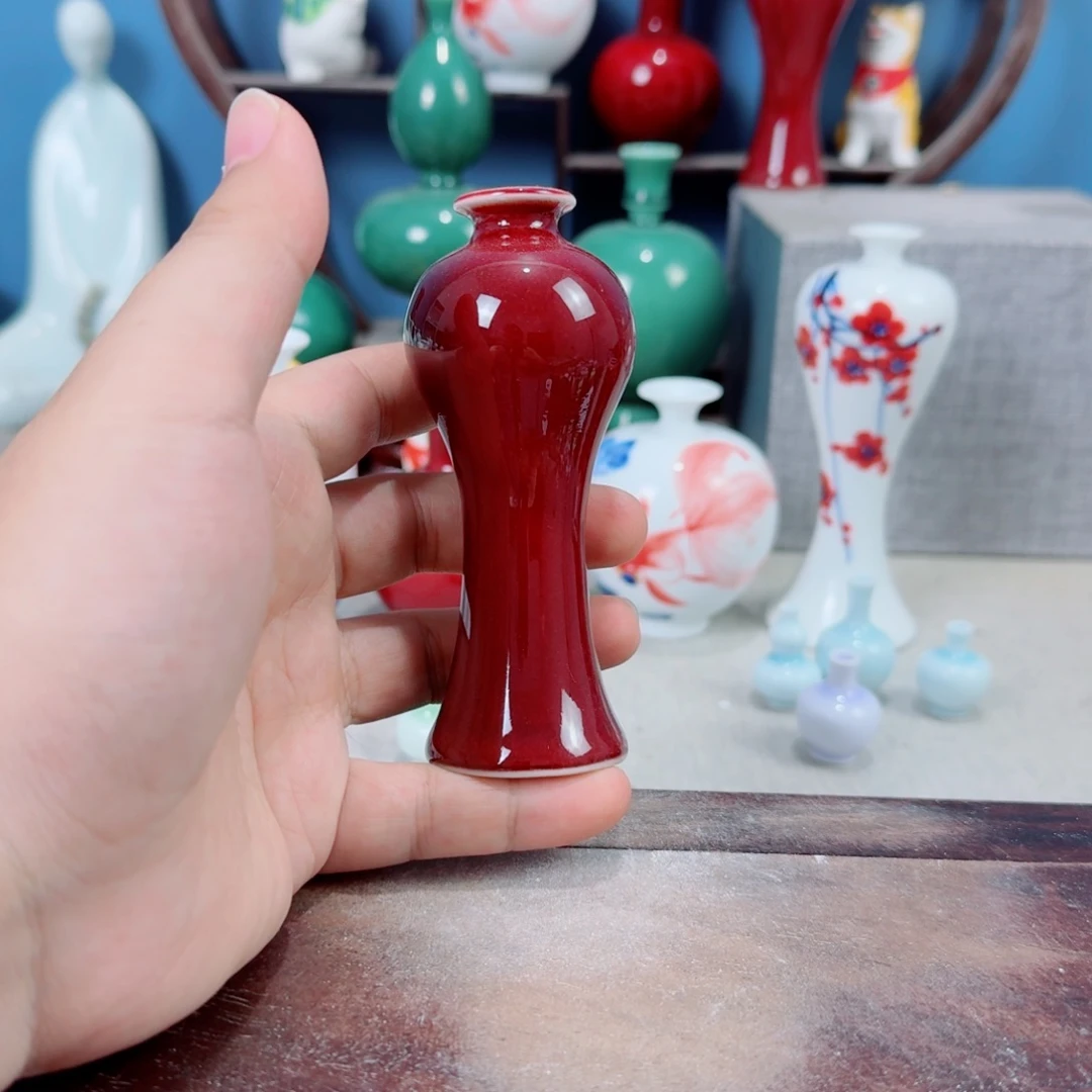 陶瓷手工小花器摆件