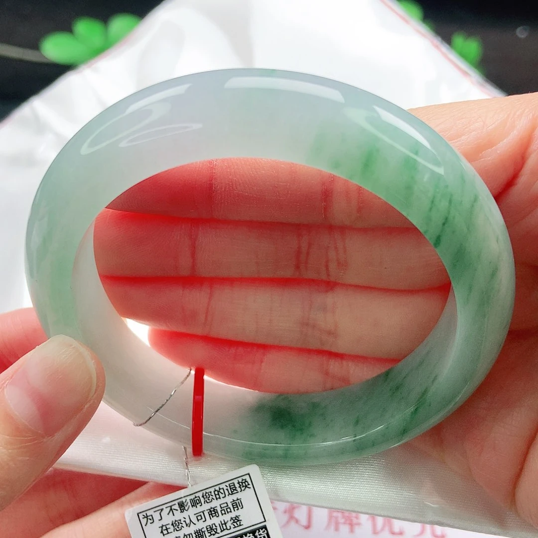 未镶嵌手镯翡翠56圈
