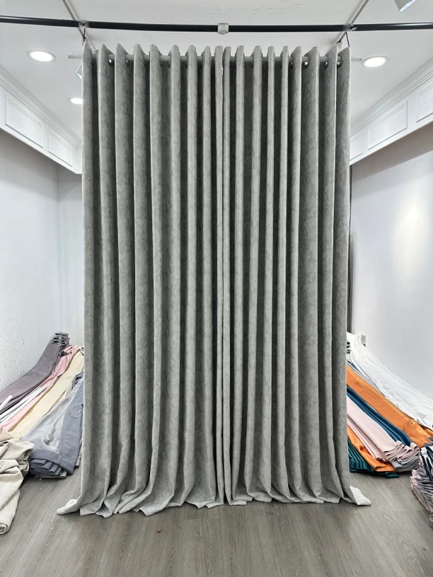 法式提花雪尼尔【唐顿庄园】迷雾花园（成品窗帘）