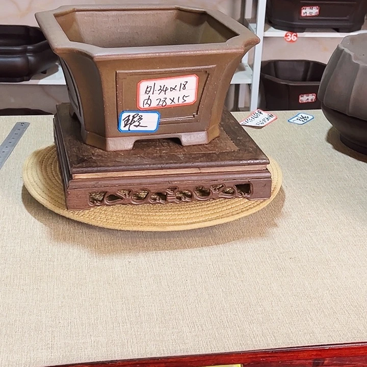 紫砂花盆紫砂花盆