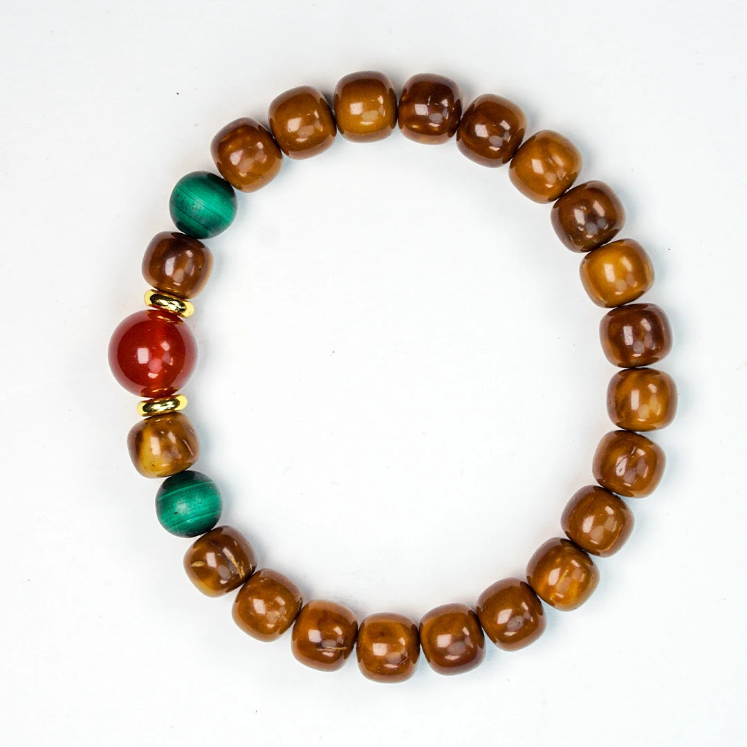 【山海雅集】库克高油高亮 文玩手串单圈 手串