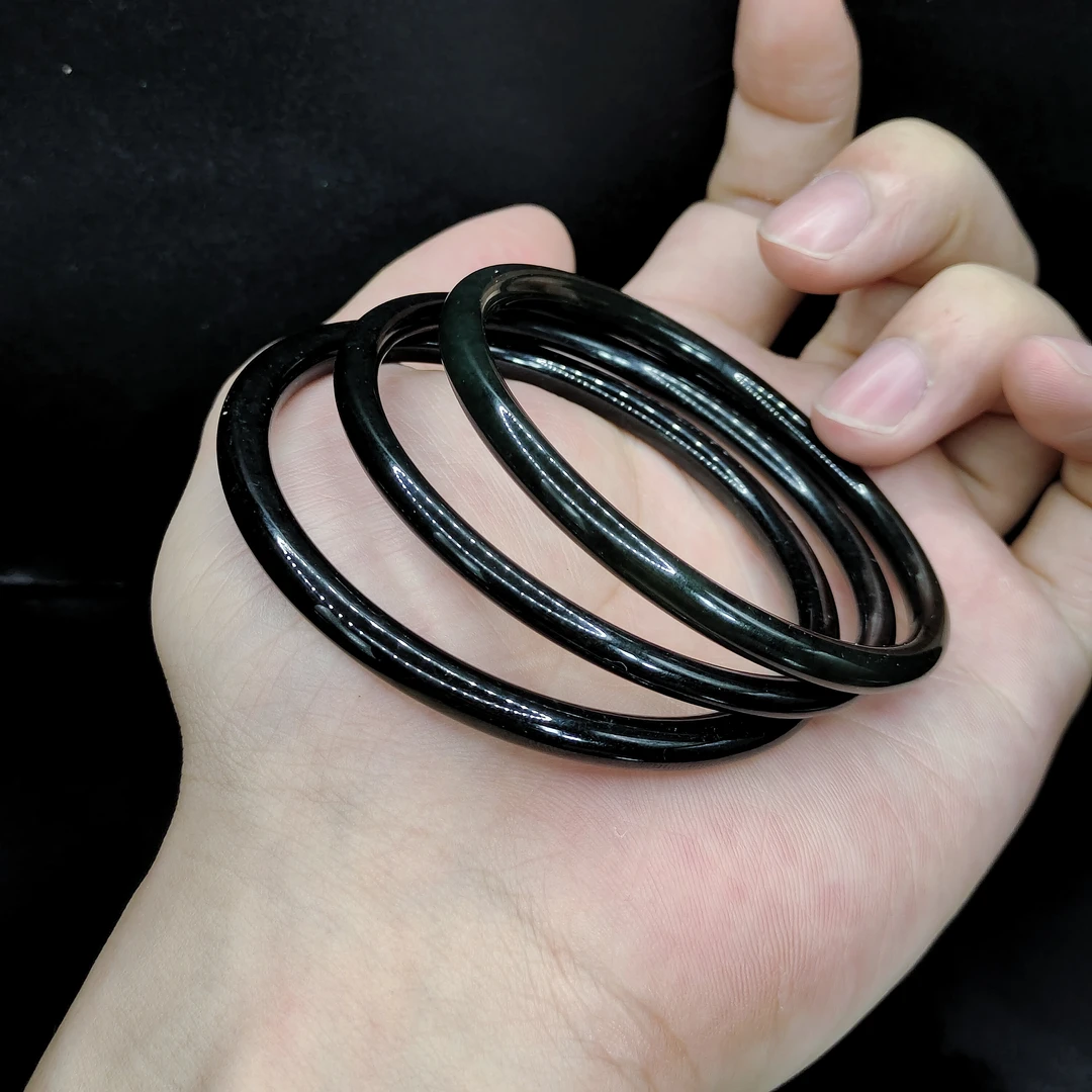 【李想精选】和田玉美人条手镯Y9【多样性发其一】圈口52-62mm