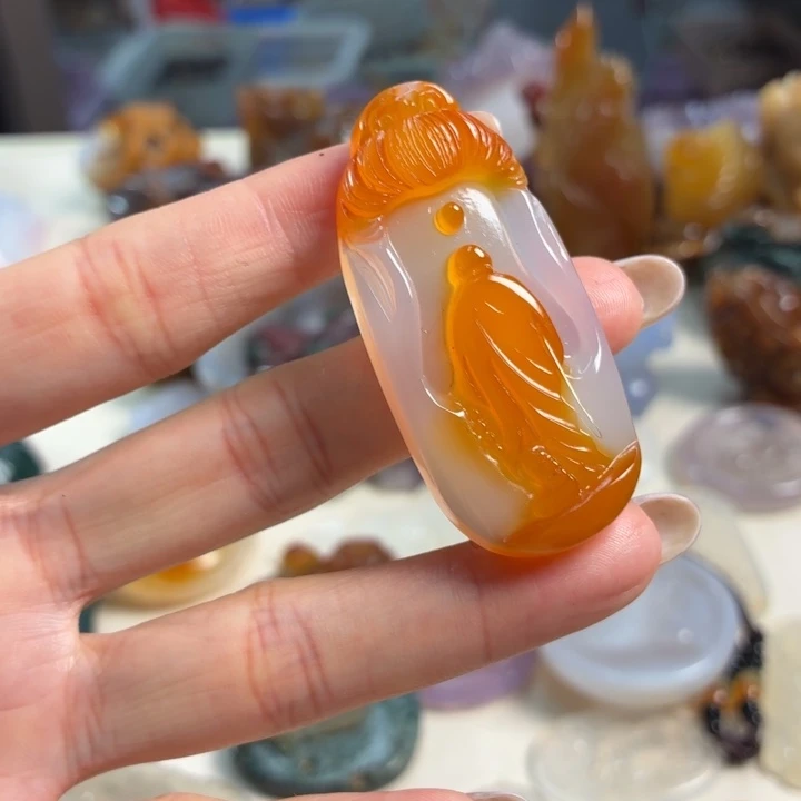 未镶嵌吊坠(不含链)玛瑙/玉髓