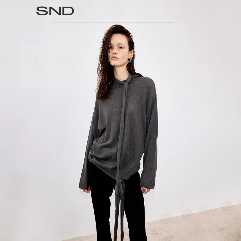 【WEARABLE EVENT 设计师品牌】SND AW25 绑带套头毛衫女款