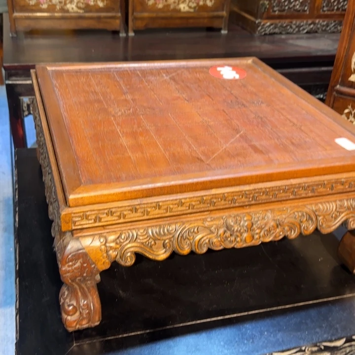 深***）木花梨木棋盘桌一个