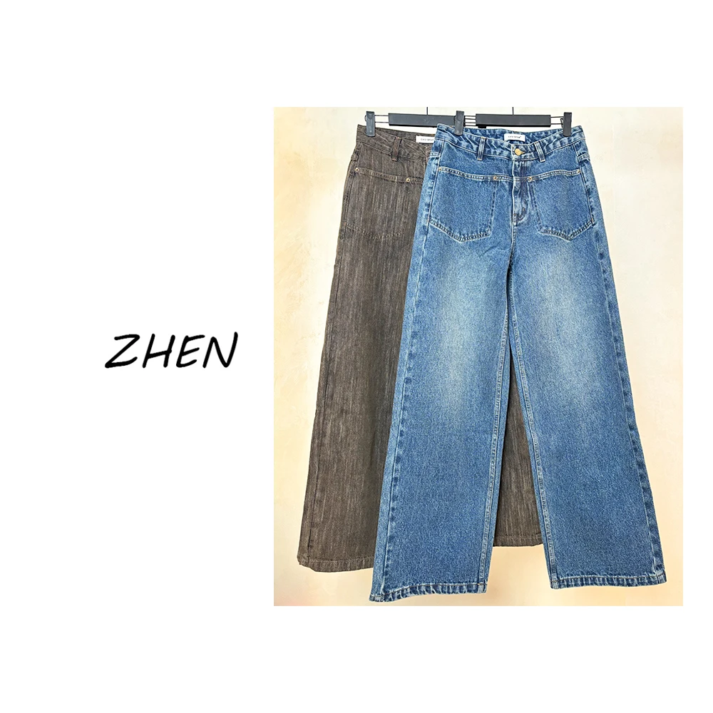 【ZHEN】25Y00007 2025经典休闲裤直筒显瘦小众设计师款