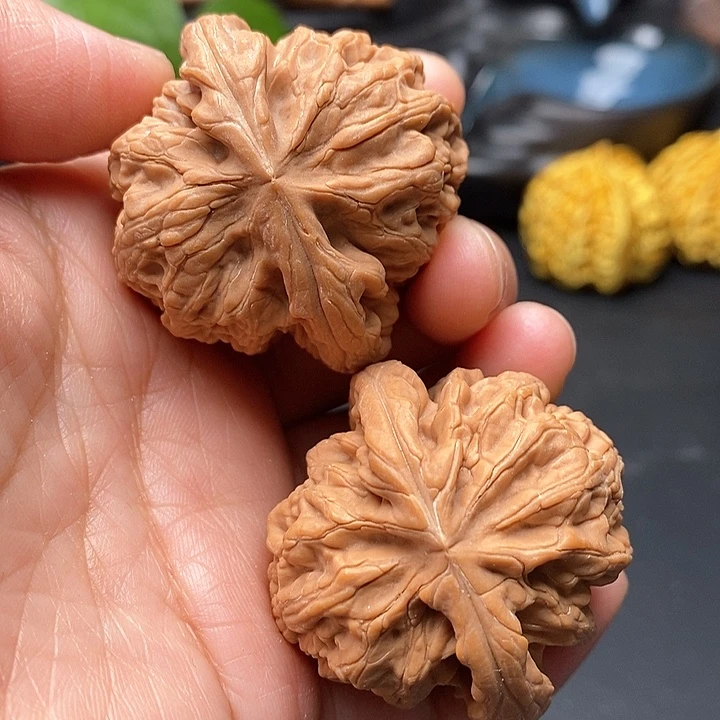 文玩核桃把件红锦鲤42尺