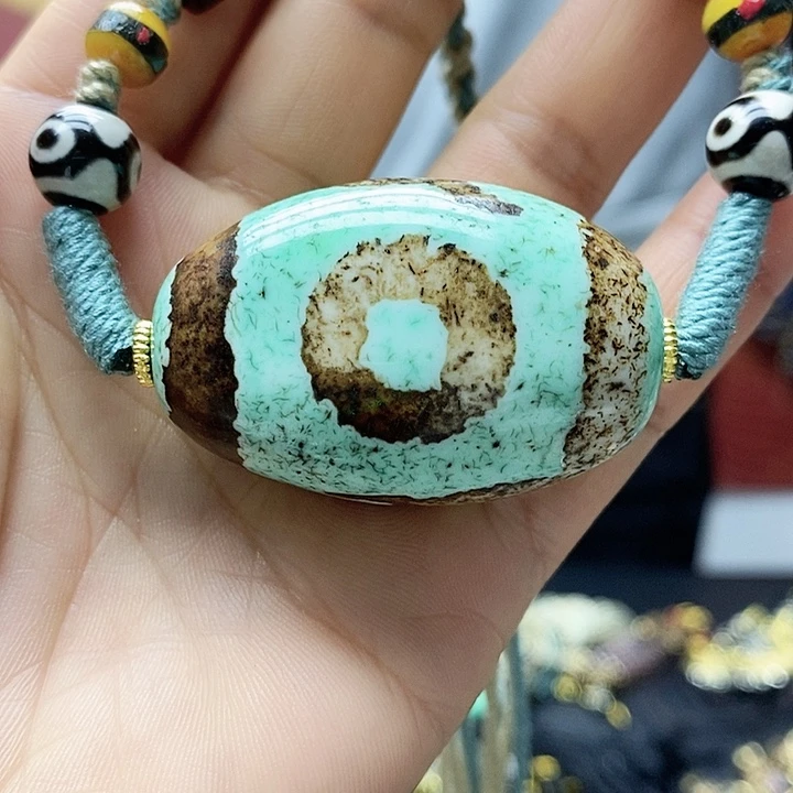 玛瑙/玉髓（覆膜）合金颈饰