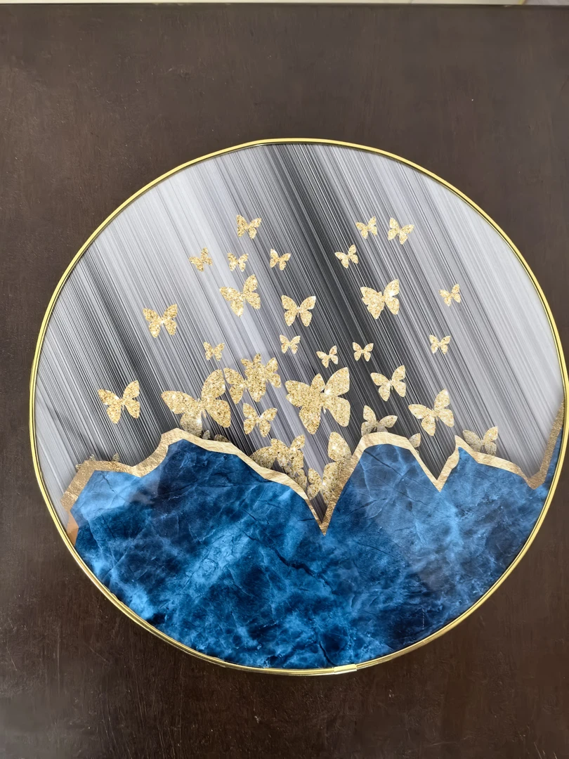 【超级福利】轻奢简约风格挂件客厅卧室餐厅晶瓷装饰画时尚设计