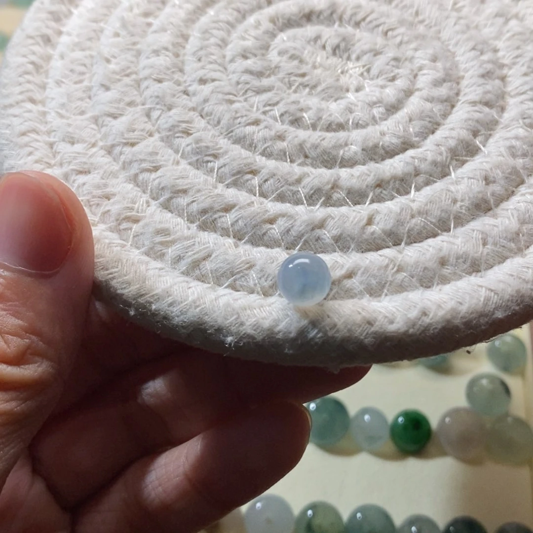 散珠翡翠7.2天然翡翠A货散珠