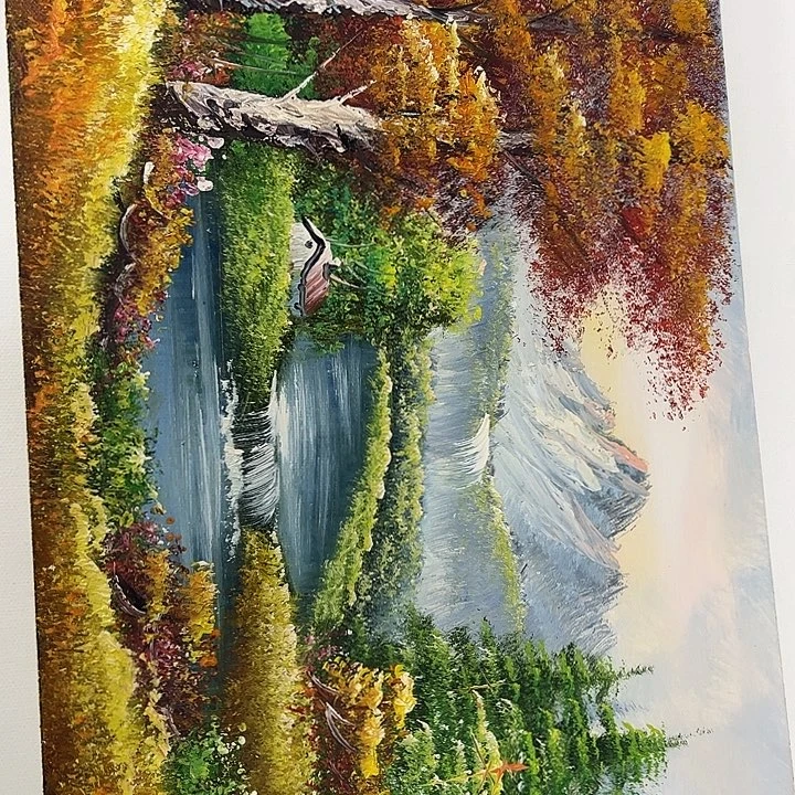 油画恭喜一直一直影子