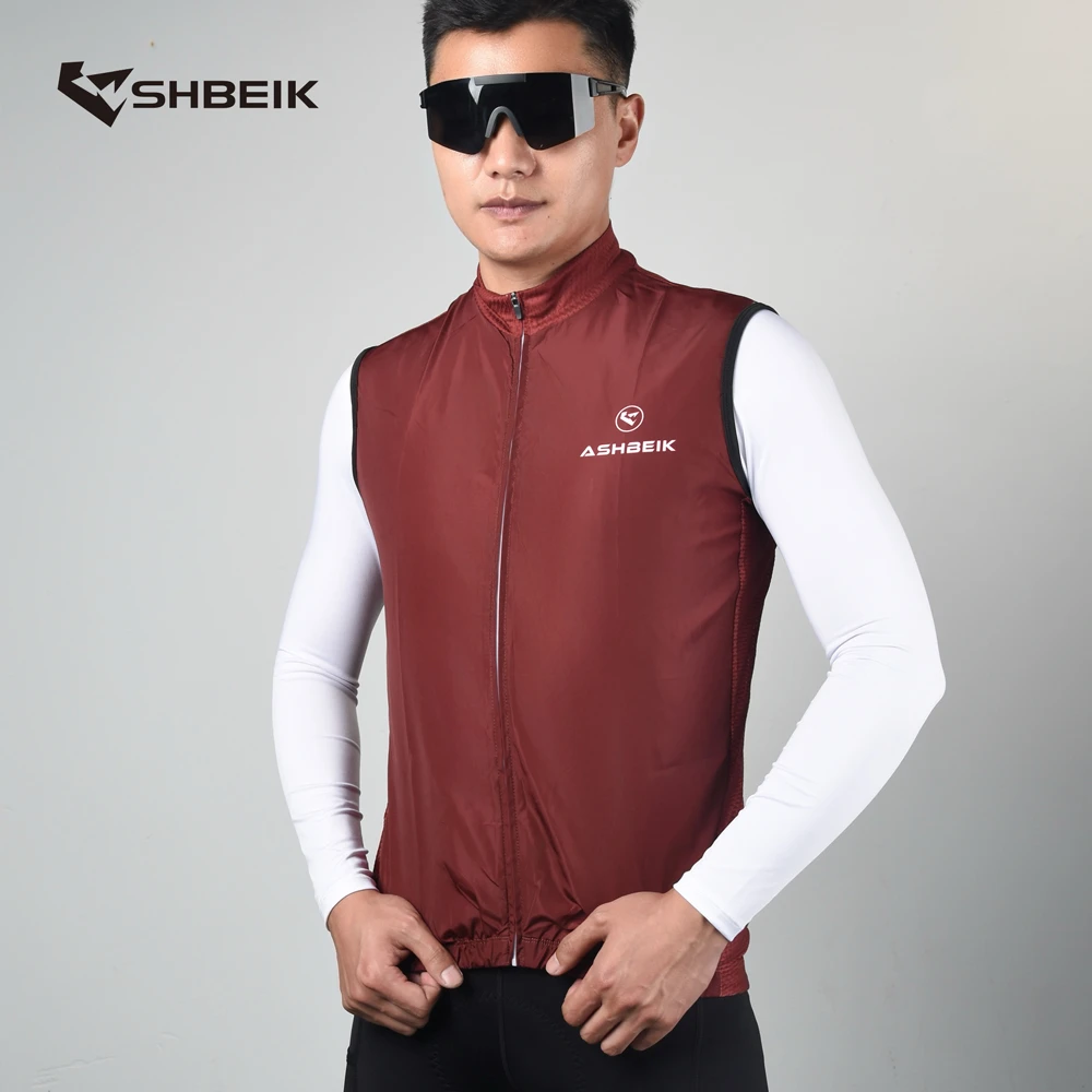 春季新款骑行挡风马甲防风防水面料骑行防寒骑行服无袖上衣