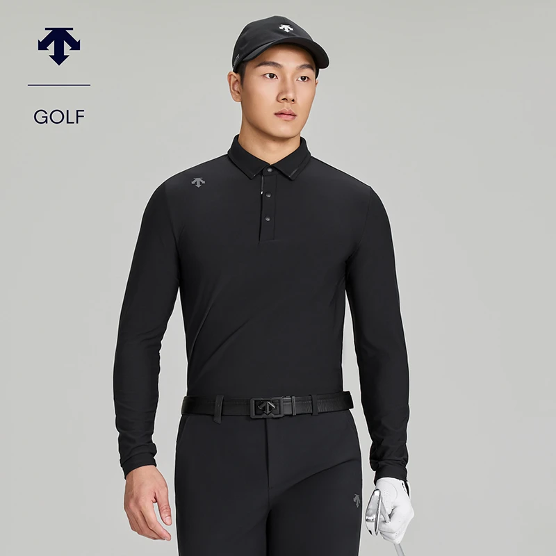 DESCENTEGOLF迪桑特高尔夫 男士PRO系列长袖POLO衫秋冬G543MPTLO4