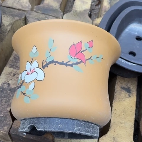 紫砂花盆花了互送a27