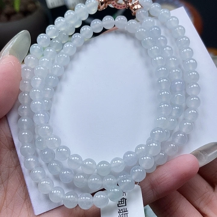 未镶嵌挂件翡翠珠链