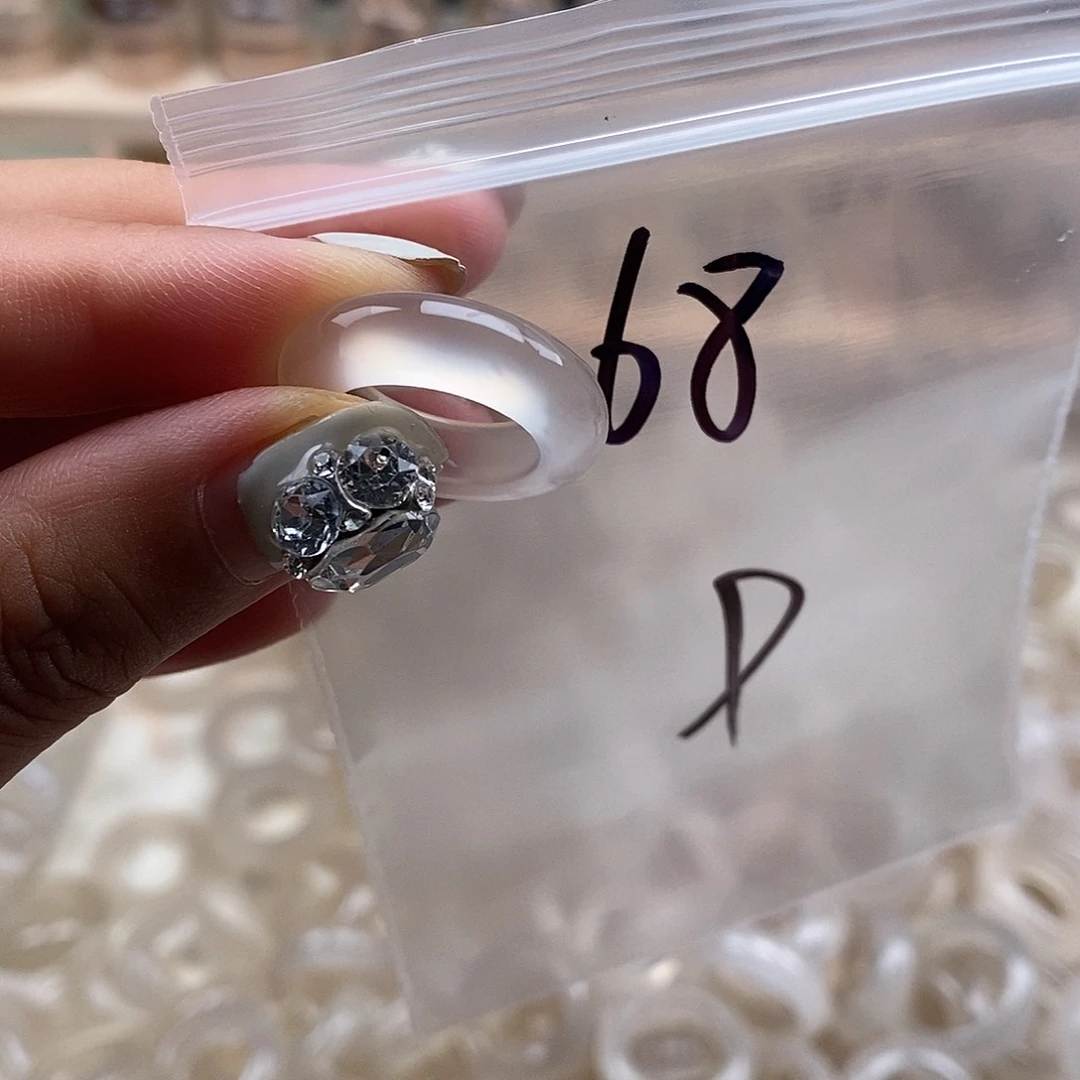 玛瑙/玉髓戒指未镶嵌