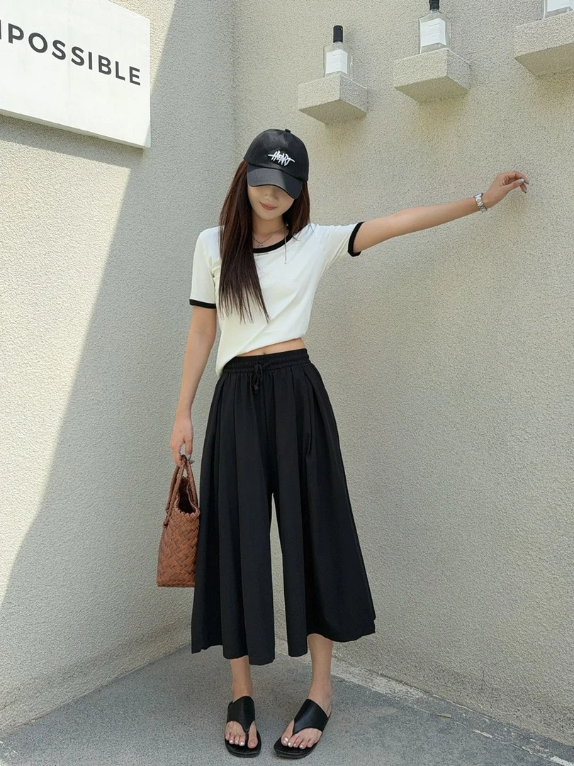 2025夏季女款梭织裤裙47003