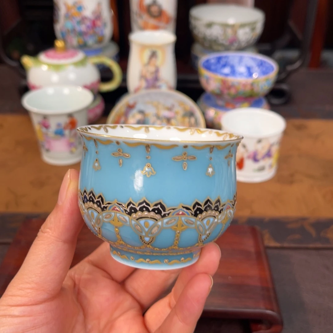 摆件陶景德镇手工手绘陶瓷