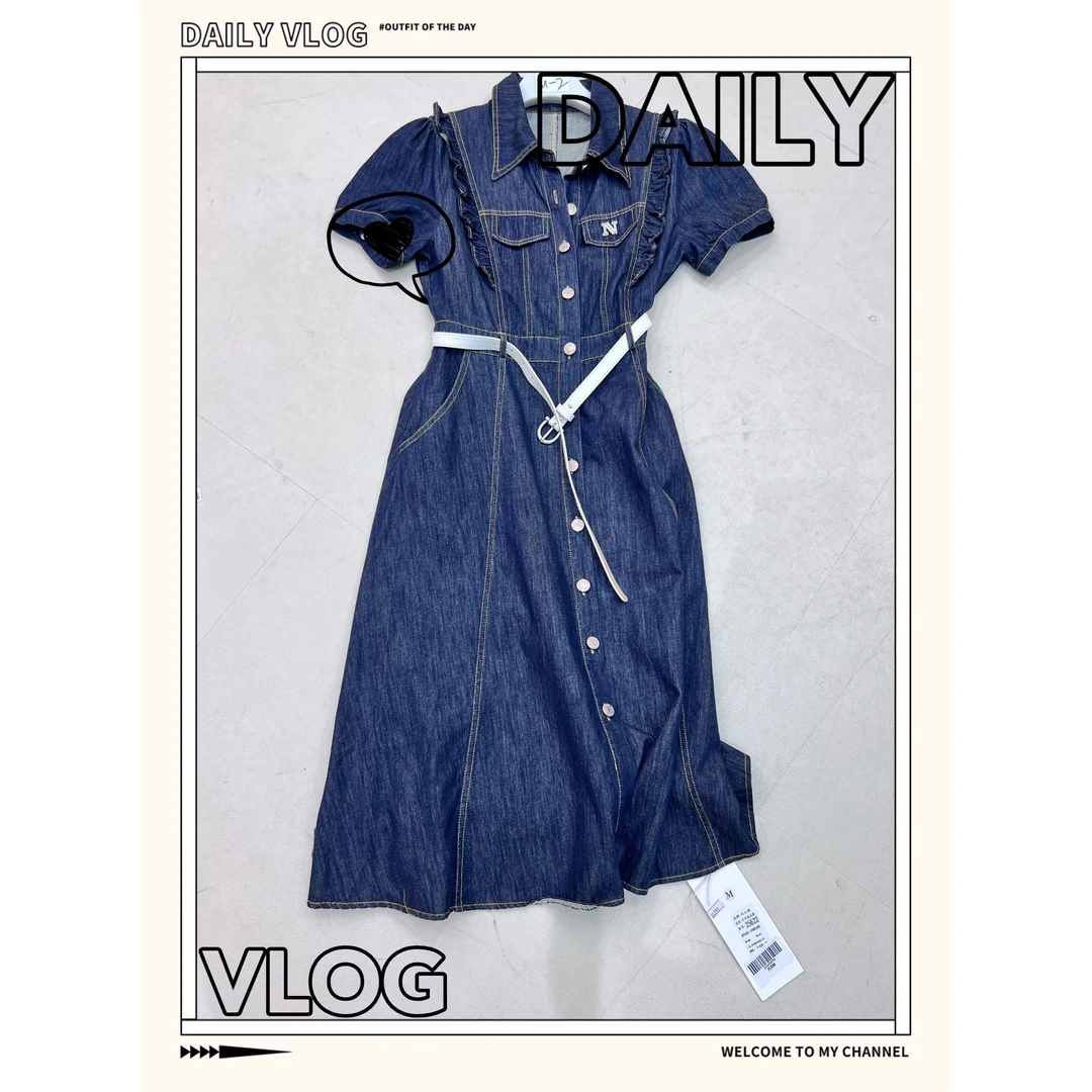 【Q-xyy服饰】牛仔长裙预 25622