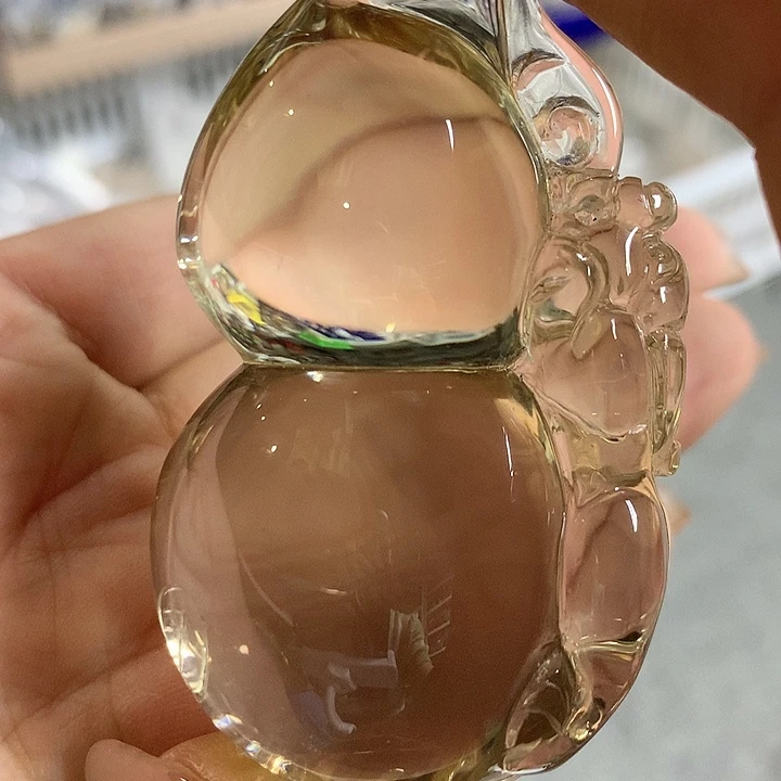 水晶珠宝半成品未镶嵌摆件