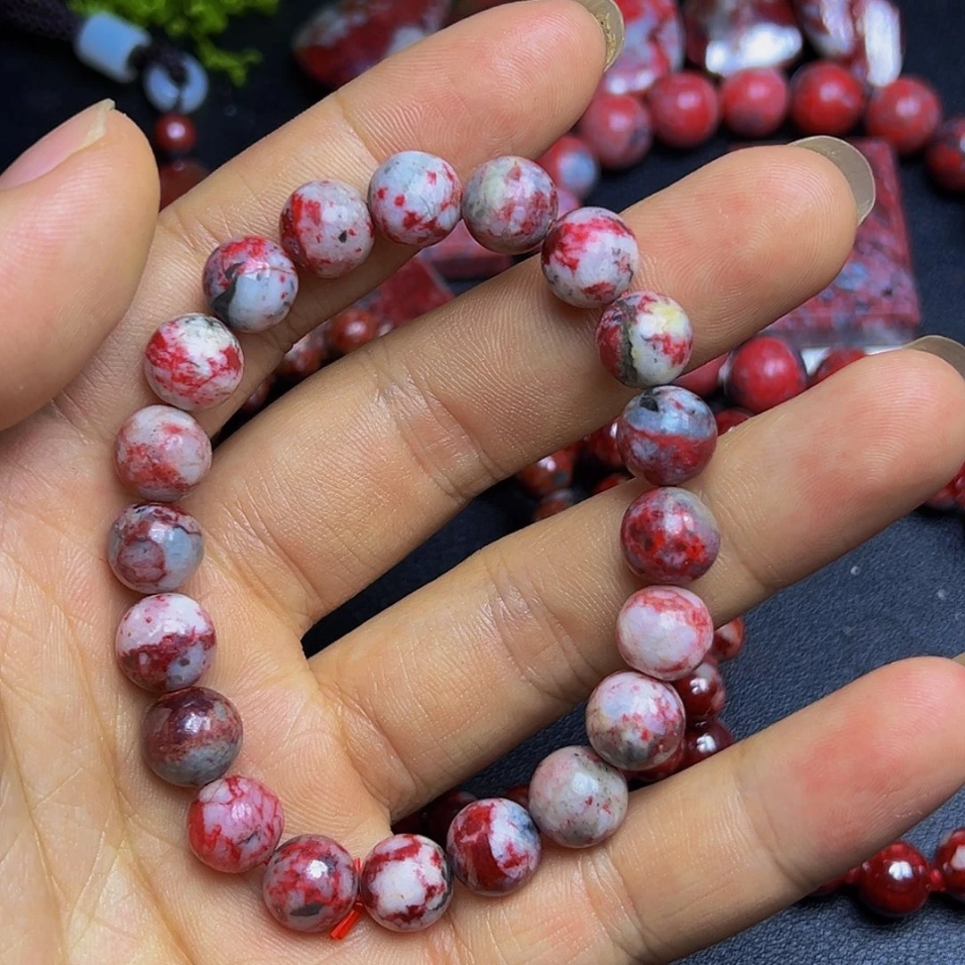 淡***生天然辰砂朱砂手串