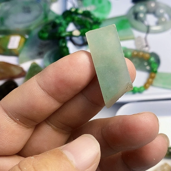 翡翠散珠天然翡翠A货挂件