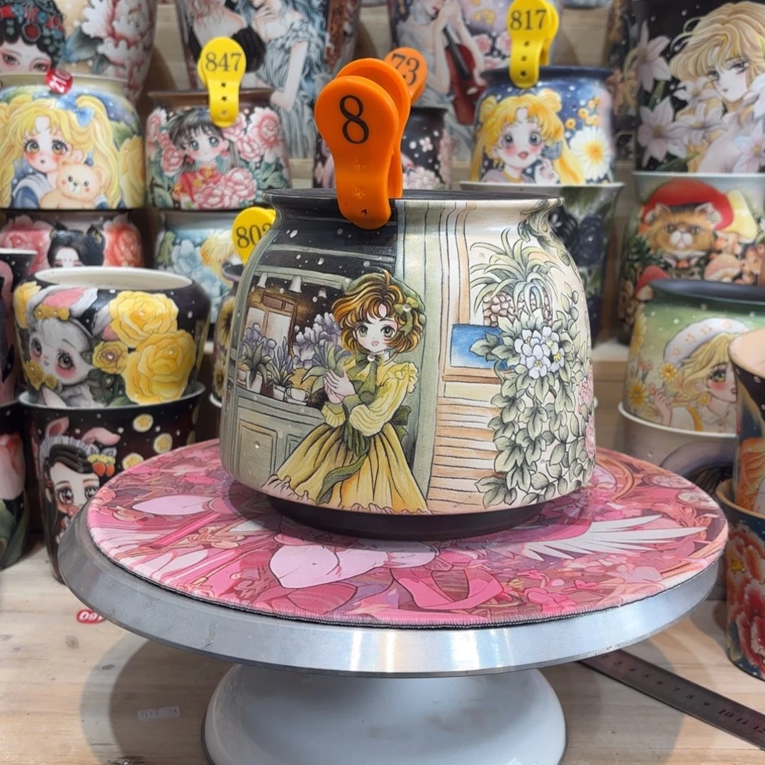 景德镇手绘花盆陶瓷13/14