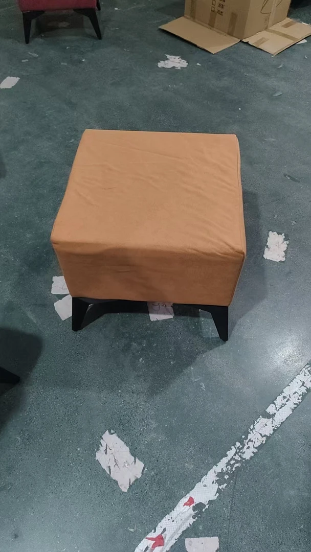 橘色高品质户外椅子凳子多用途可当茶几41*41*35